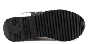 SUN 68 – Scarpe Donna Stargirl Glitter Logo Nero