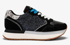 SUN 68 – Scarpe Donna Kelly Big Glitter Nero