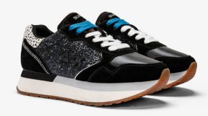 SUN 68 – Scarpe Donna Kelly Big Glitter Nero