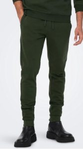 ONLY&SONS – Sweat Pants Pantalone Tuta Uomo Felpato Invernale Verde