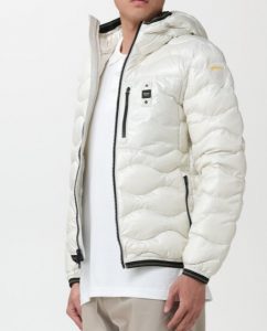 BLAUER – Piumino Ondina Uomo Wave Bianco