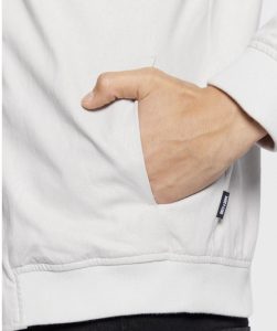 ONLY & SONS – Bomber Uomo Onsoliver Linen JKT Grigio Chiaro
