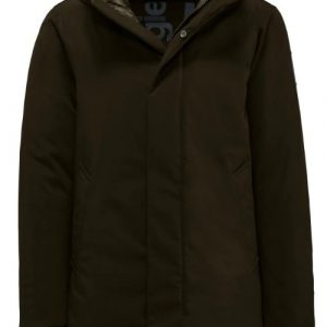 BOMBOOGIE – Giaccone Uomo Aberdeen Thermal Jacket con Imbottitura Riciclata Marrone Scuro