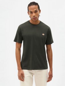 DICKIES – T-Shirt Mapleton a Maniche Corte Verde Oliva