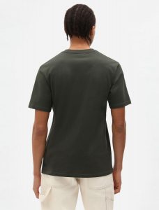 DICKIES – T-Shirt Mapleton a Maniche Corte Verde Oliva
