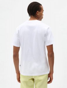 DICKIES – T-Shirt Mapleton a Maniche Corte Bianca