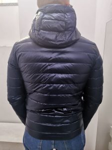 BLAUER – Piumino Corto con Cappuccio Uomo Blue