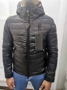 BLAUER – Piumino Corto con Cappuccio Uomo Nero