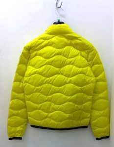 BLAUER – Piumino Corto Imbottito a Onde Uomo Giallo