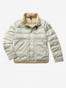 BLAUER – Piumino Uomo Effetto Metallico Alexander Beige Chiaro