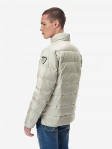 BLAUER – Piumino Uomo Effetto Metallico Alexander Beige Chiaro