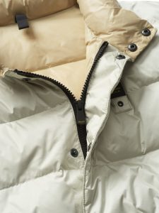 BLAUER – Piumino Uomo Effetto Metallico Alexander Beige Chiaro