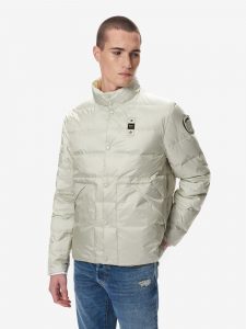 BLAUER – Piumino Uomo Effetto Metallico Alexander Beige Chiaro