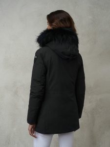 BLAUER – Parka Donna Imbottito Piuma Irma Nero
