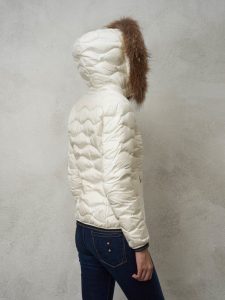 BLAUER – Piumino Corto Imbottito Piuma Aldie Bianco