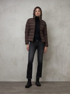 BLAUER – Piumino in Nylon Opaco Dania Marrone
