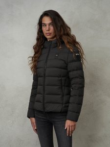 BLAUER – Piumino Donna in Nylon Opaco Dania Nero