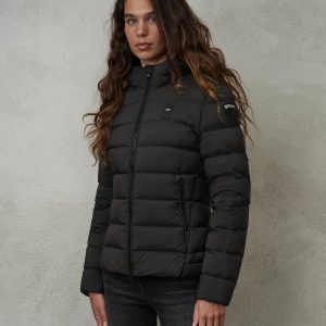 BLAUER – Piumino Donna in Nylon Opaco Dania Nero
