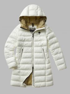 BLAUER – Piumino Lungo Imbottitura Eco Adelaide Bianco