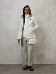 BLAUER – Piumino Lungo Imbottitura Eco Adelaide Bianco