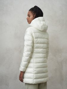 BLAUER – Piumino Lungo Imbottitura Eco Adelaide Bianco