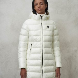 BLAUER – Piumino Lungo Imbottitura Eco Adelaide Bianco
