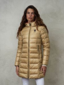 BLAUER – Piumino Lungo Imbottitura Eco Adelaide Biscotto