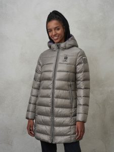 BLAUER – Piumino Lungo Imbottitura Eco Adelaide Grigio