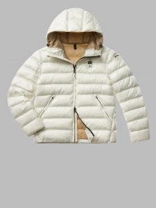 BLAUER – Piumino Uomo in Nylon Eco Adams Bianco