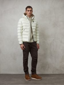 BLAUER – Piumino Uomo in Nylon Eco Adams Bianco