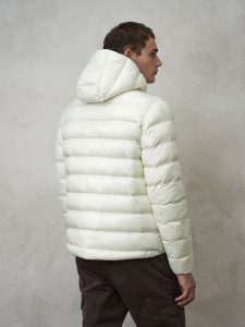 BLAUER – Piumino Uomo in Nylon Eco Adams Bianco