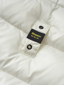 BLAUER – Piumino Uomo in Nylon Eco Adams Bianco