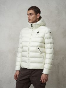 BLAUER – Piumino Uomo in Nylon Eco Adams Bianco