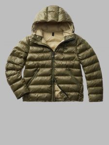 BLAUER – Piumino Uomo in Nylon Eco Adams Oliva Scuro