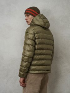 BLAUER – Piumino Uomo in Nylon Eco Adams Oliva Scuro