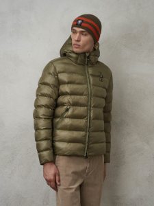 BLAUER – Piumino Uomo in Nylon Eco Adams Oliva Scuro
