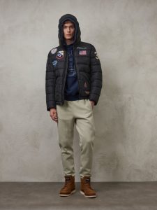 BLAUER – Piumino Uomo Academy Clover Nero