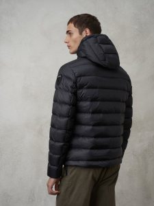 BLAUER –  Piumino Uomo con Cappuccio Acton Nero