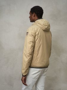 BLAUER – Piumino Uomo con Interno in Pelliccia Devon Biscotto