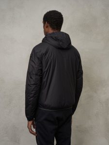 BLAUER – Piumino Uomo con Interno in Pelliccia Devon Nero