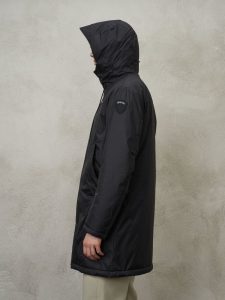BLAUER – Piumino Lungo Uomo con Interno in Pelliccia Butler Nero