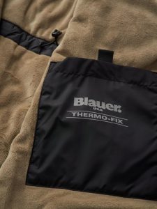 BLAUER – Piumino Lungo Uomo con Interno in Pelliccia Butler Nero