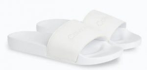 CALVIN KLEIN – Ciabatte Pool Slide Bianche