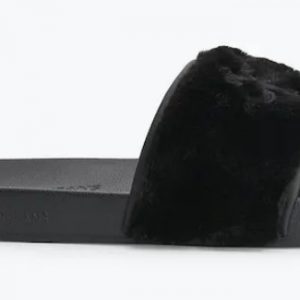 CALVIN KLEIN – Scivoli in Pelliccia Sintetica Neri