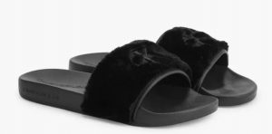 CALVIN KLEIN – Scivoli in Pelliccia Sintetica Neri