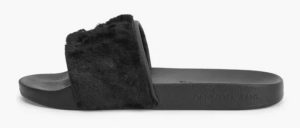 CALVIN KLEIN – Scivoli in Pelliccia Sintetica Neri