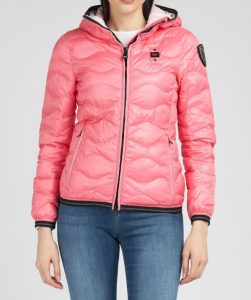 BLAUER – Piumino Corto Donna Rosa Corallo