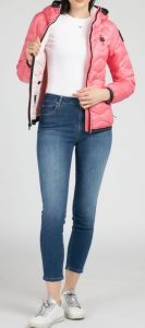 BLAUER – Piumino Corto Donna Rosa Corallo