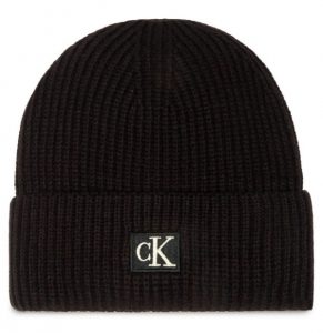 CALVIN KLEIN – Berretto Monogram Unisex Nero