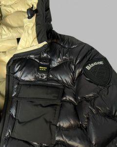 BLAUER – Piumino Teen con Taschino Nero